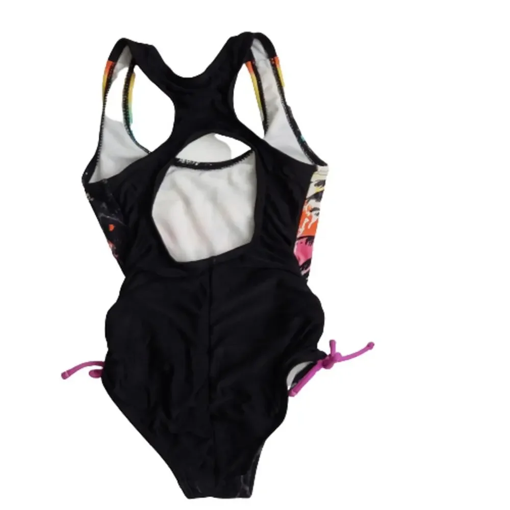2 For $5 Sale Girl's Tropical Island One Piece Swimsuit Size XS (4/5)